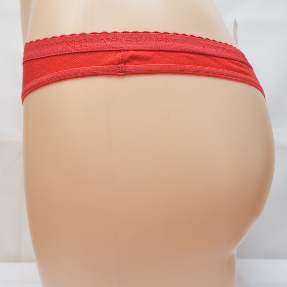 VICTORIA'S SECRET 100% Cotton Low Rise Thong, S - Picture 3 of 4